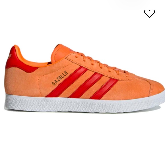 RARE NWT Adidas Gazelle ‘Orange Red' EF6503 The Originals W 7.5 - Picture 2 of 16